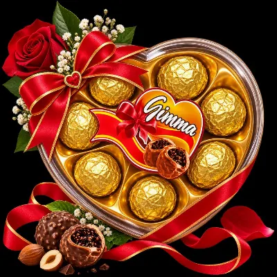 Heart Shaped Chocolate Gift Box – ভালোবাসার মিষ্টি উপহার ❤️🍫