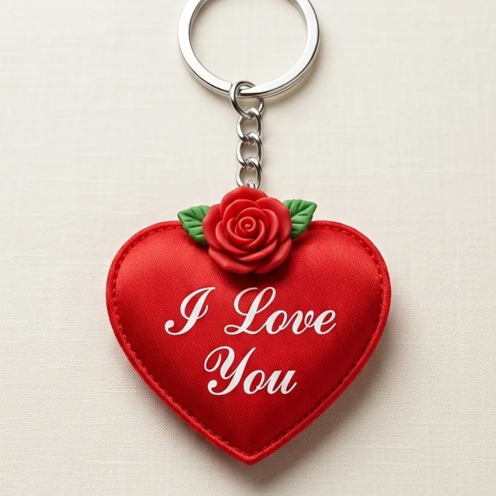 I Love You Heart Key Ring  | হার্ট কি-রিং