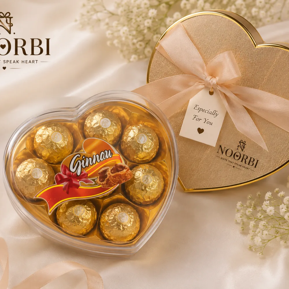 Heart Shaped Chocolate Gift Box – ভালোবাসার মিষ্টি উপহার ❤️🍫