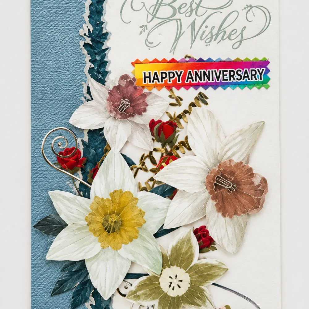 অ্যানিভার্সারি উইশ কার্ড | Anniversary Wish Card for Couple & Loved One — image 3